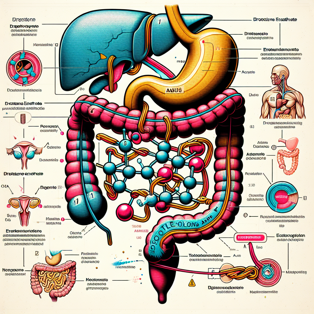 Cómo afecta Enantato de Drostanolona al sistema digestivo