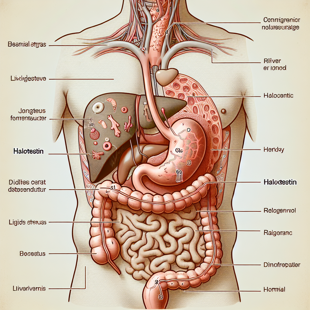 Cómo afecta Halotestin al sistema digestivo