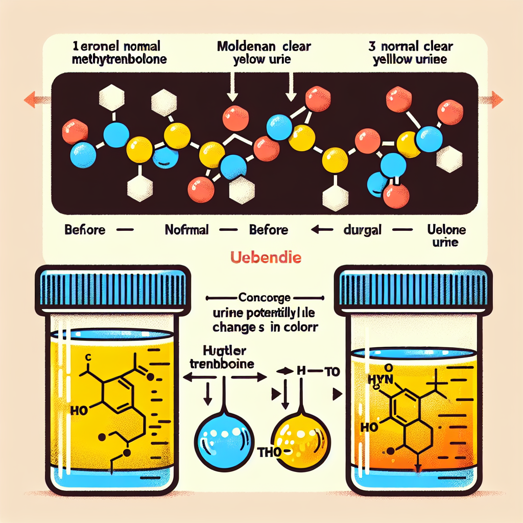 ¿Methyltrenbolone cambia el color de la orina?
