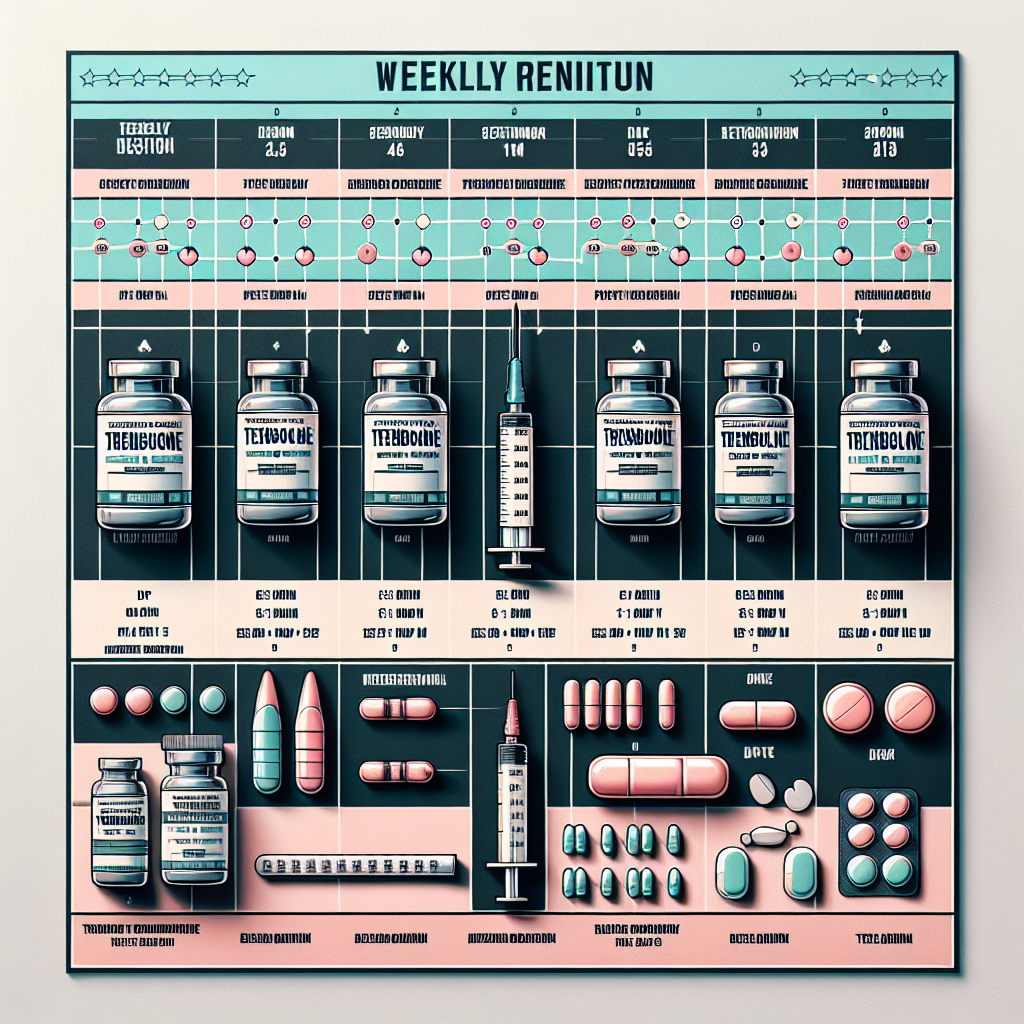 Protocolos semanales con Trenbolone
