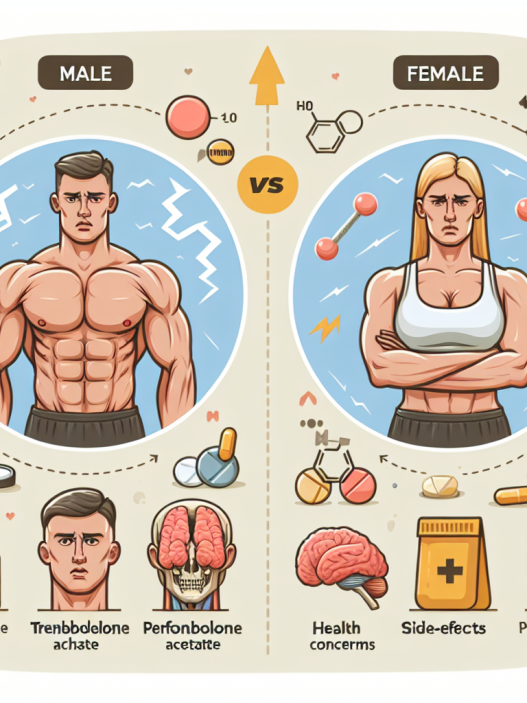 Qué diferencias esperar entre hombres y mujeres con Acetato de trenbolona