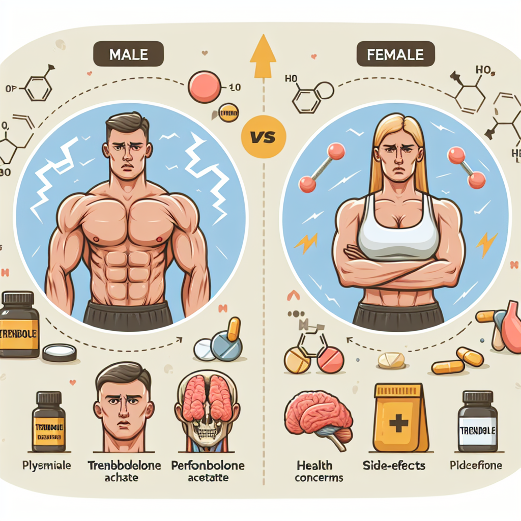 Qué diferencias esperar entre hombres y mujeres con Acetato de trenbolona