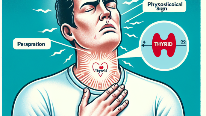 Qué tipo de sudoración indica que L-Thyroxine Sodium/Levothyroxine Sodium (LT4 sodium) está activo