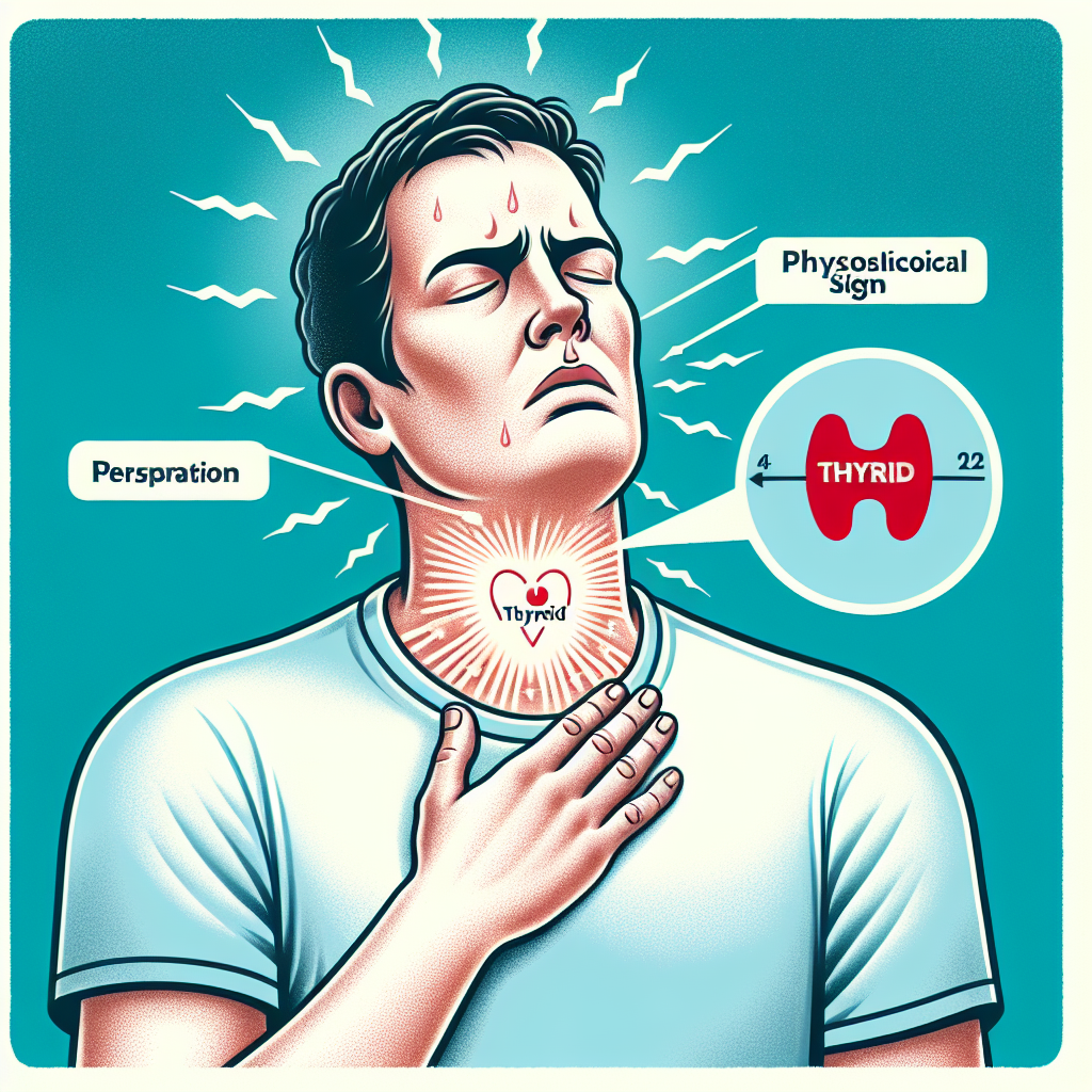 Qué tipo de sudoración indica que L-Thyroxine Sodium/Levothyroxine Sodium (LT4 sodium) está activo