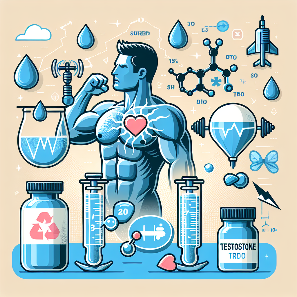 Suspensión acuosa de testosterona y riesgos de deshidratación