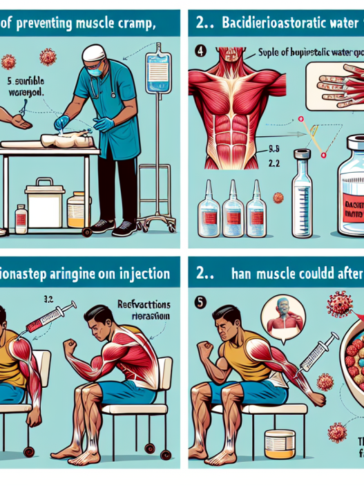 Cómo prevenir calambres musculares con Agua bacteriostática para inyección