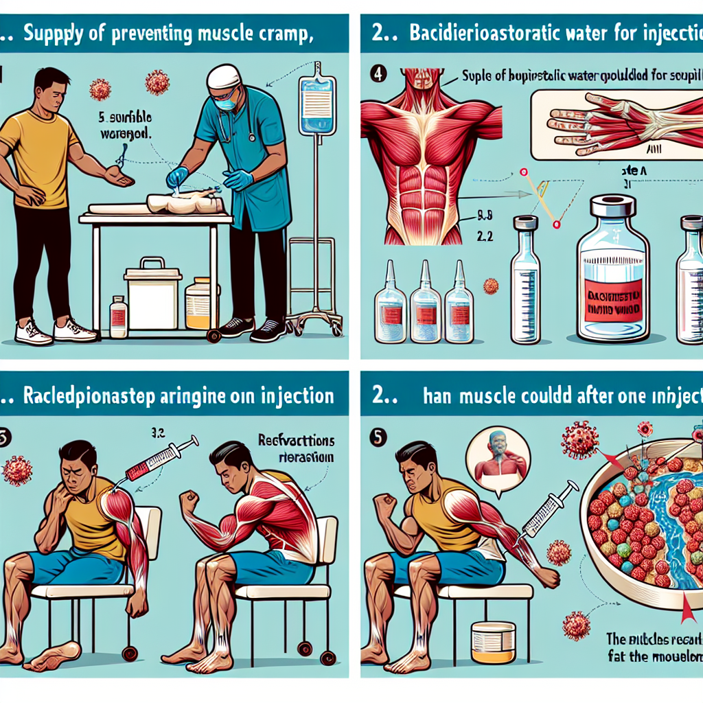 Cómo prevenir calambres musculares con Agua bacteriostática para inyección