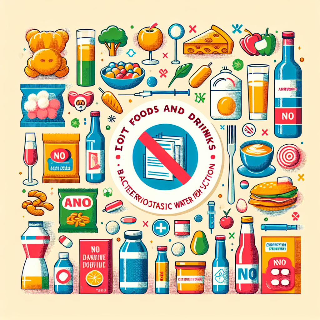 Qué evitar comer al usar Agua bacteriostática para inyección