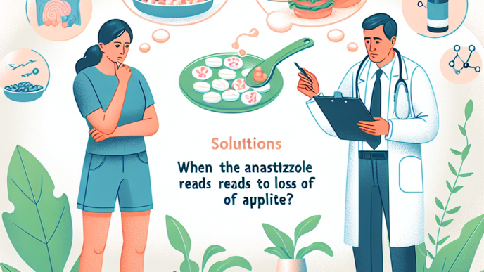 Qué hacer si Anastrozol te deja sin apetito