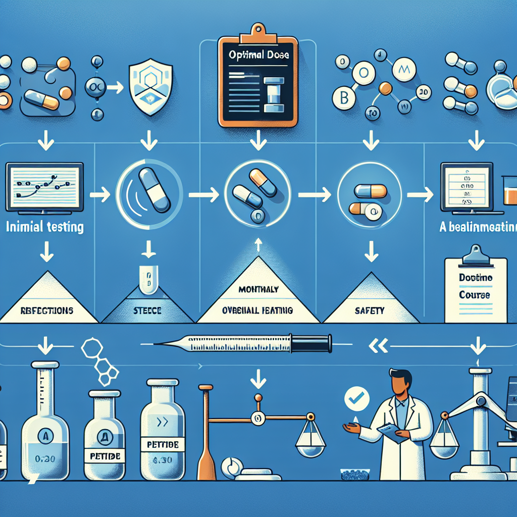 Cómo identificar el punto óptimo de dosis con Cursos de péptidos