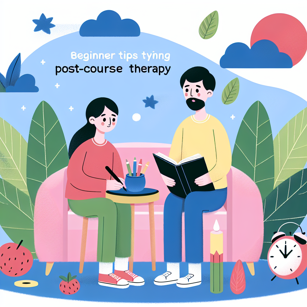 Consejos para principiantes que prueban Terapia posterior al curso