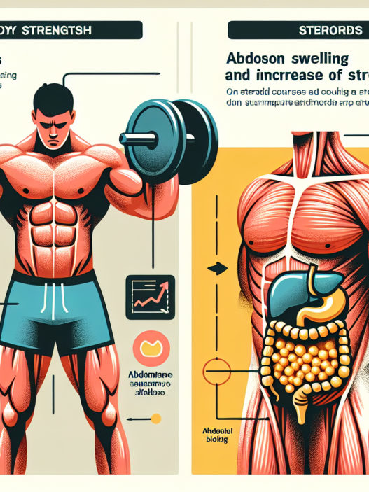 Cursos de esteroides para aumentar la fuerza y sensación de hinchazón abdominal