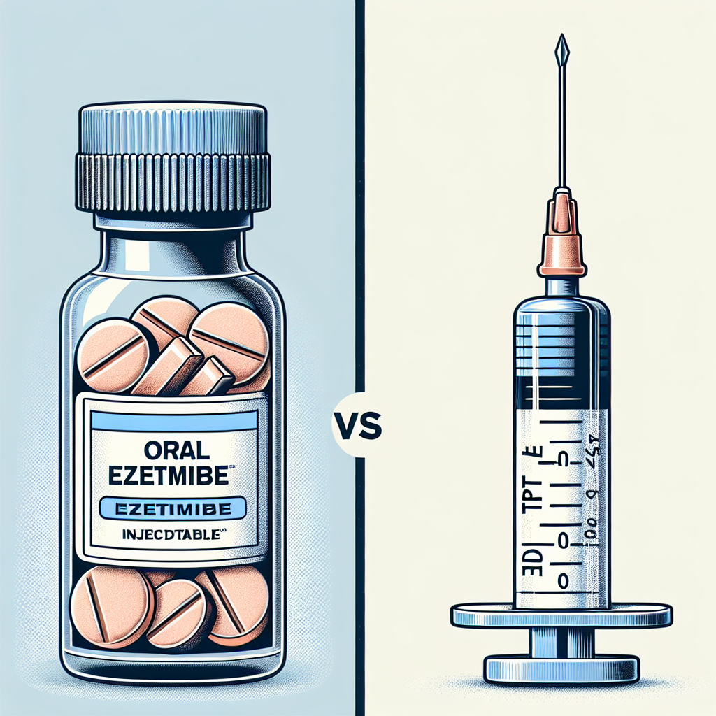 Diferencias entre Ezetimiba oral e inyectable