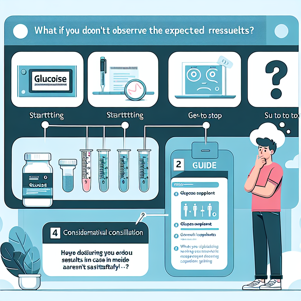 Qué hacer si no ves resultados con Apoyo a la glucosa