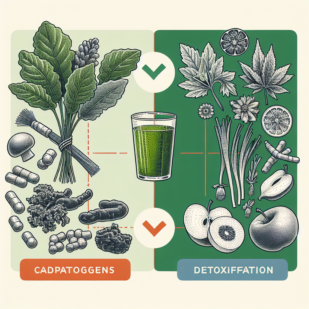 Qué tan compatibles son los adaptógenos con Limpieza y desintoxicación